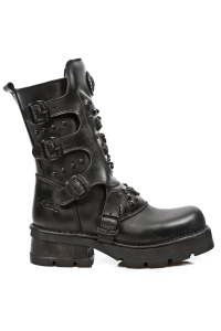 Oxido Military New Rock Boots with Skulls and Rivets...