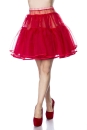 Medium Length Petticoat Skirt - Red