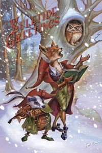 Briar Jul-Midwinter-Grußkarte - Wildwood Carols