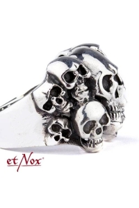 Skull Pile Ring - stainless steel 68