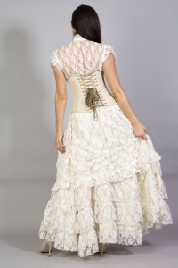 Funeral Procession Lace Skirt Cream