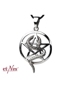Snake Pentagram Pendant - Silver 925