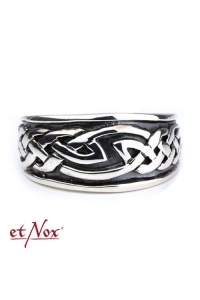etNox Celtic Knot Silver Ring