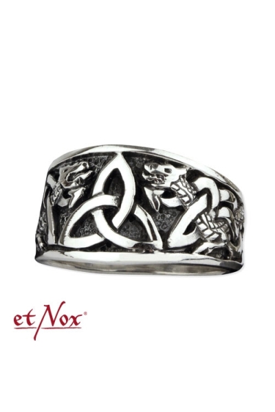 etNox Celtic Knot Silver Ring 54