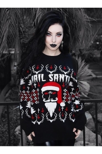 Hail Santa Necessary Evil X-Mas Pullover