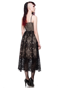 Gothic Summer Lace Dress XXL (44)