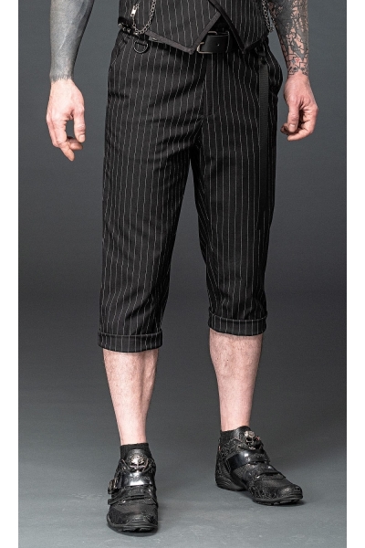 7/8 Trousers with Pinstripes and detachable Strap