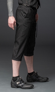 7/8 Trousers with Pinstripes and detachable Strap L