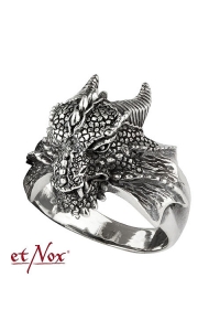 etNox deluxe Ring Drache aus Silber 925er