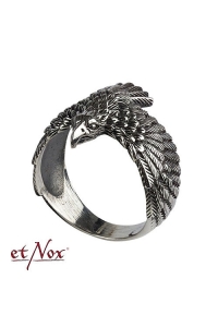 etNox Ring Adler aus Silber 925er