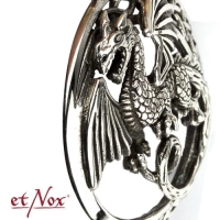 etNox Celtic Dragon Pendant - Stainless Steel