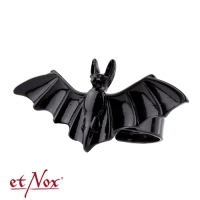 etNox Fledermaus-Ring Black Bat